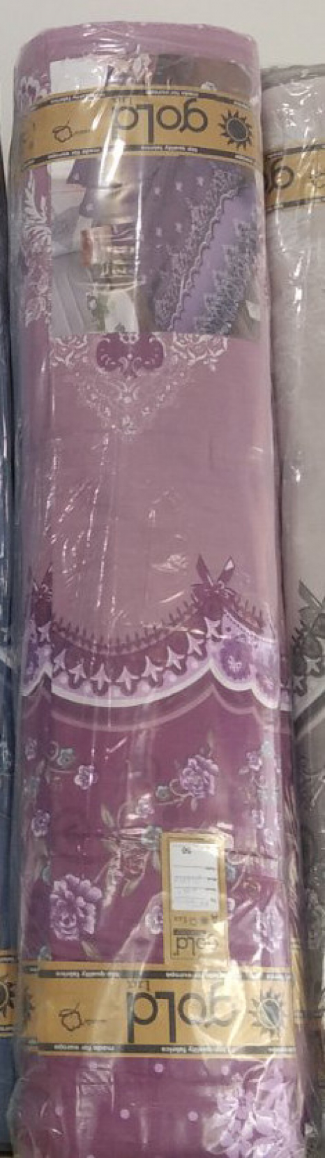 Ткань для постельного белья Бязь "Gold" Lux "Классический узор (малиновый)" GL3870