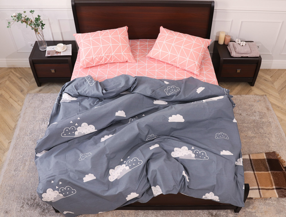 Семейный набор хлопкового постельного белья из Бязи "Gold" №157235AB Черешенка™