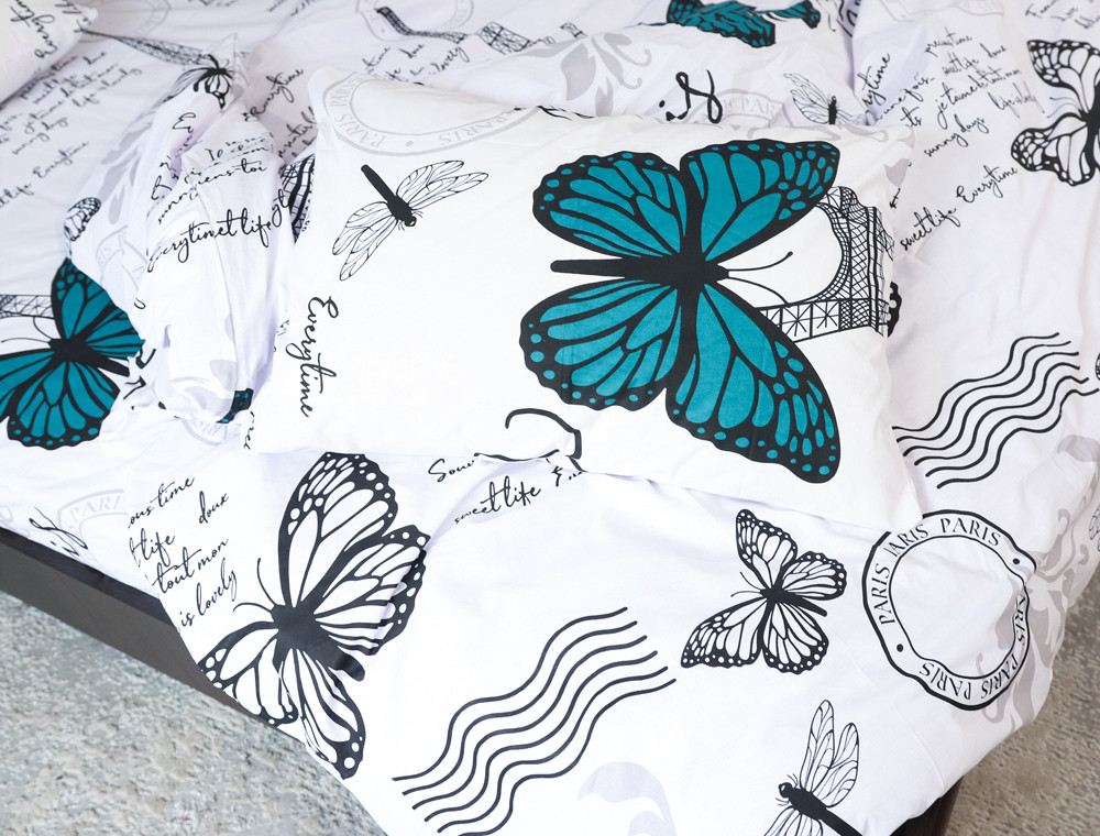 Евро макси набор постельного белья 200*220 из Бязи "Gold" №151597 Черешенка™