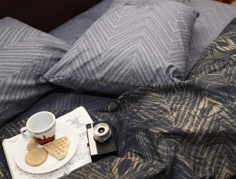 Сімейний набір постільної білизни із Бязі "Gold" №151310AB Черешенка™