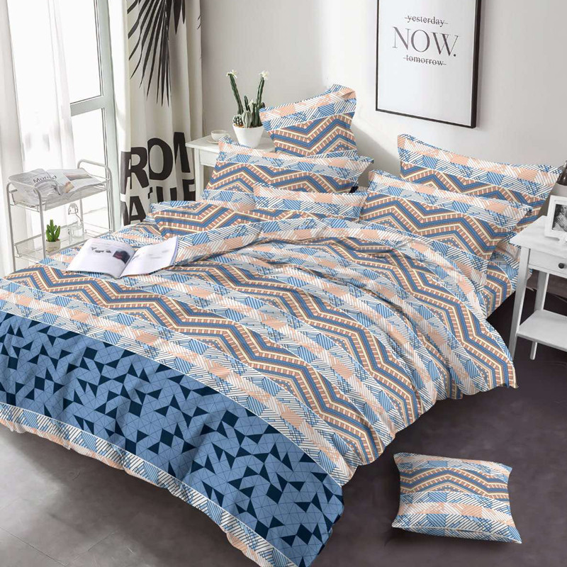 Тканина для постільної білизни Бязь "Gold" Lux GL3533blue