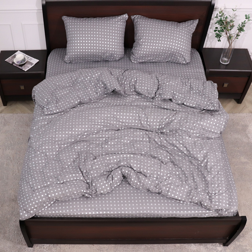 Полуторний набір постільної білизни 150*220 із мікрофібри №202701 Черешенка™