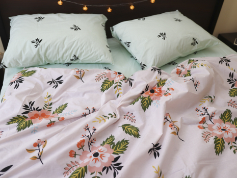 Семейный набор хлопкового постельного белья из Бязи "Gold" №151597AB Черешенка™