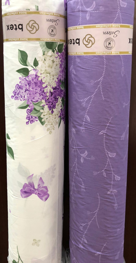 Ткань для постельного белья Сатин S-3213(A+B) - (60м+60м)