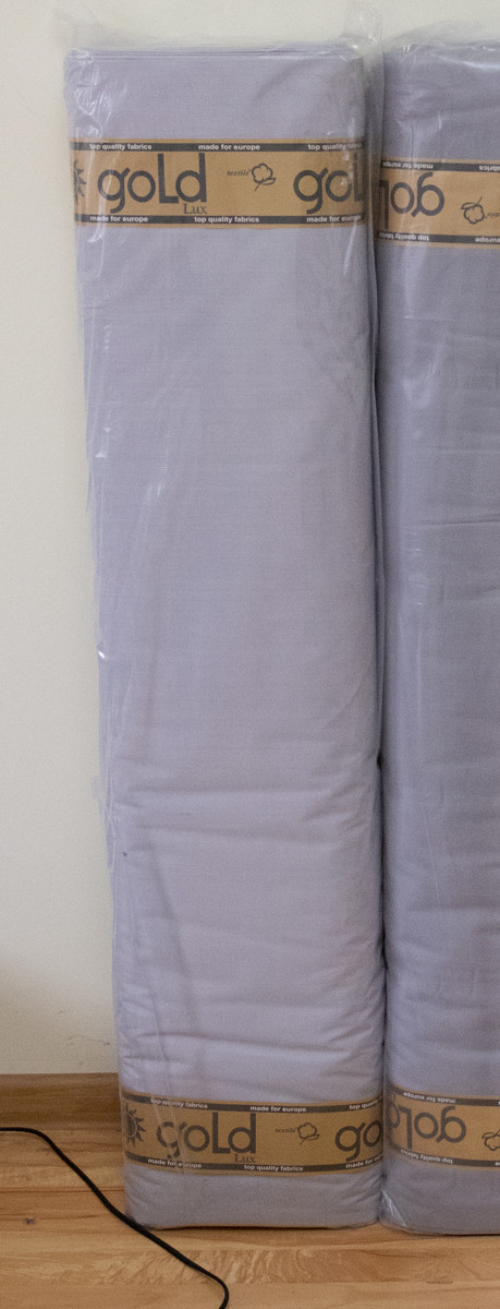 Тканина для постільної білизни Бязь "Gold" Lux однотонна GL3012dustygrey2 (50м)