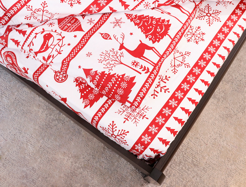 Двоспальний набір постільної білизни 180*220 із Сатину №484640 Черешенка™