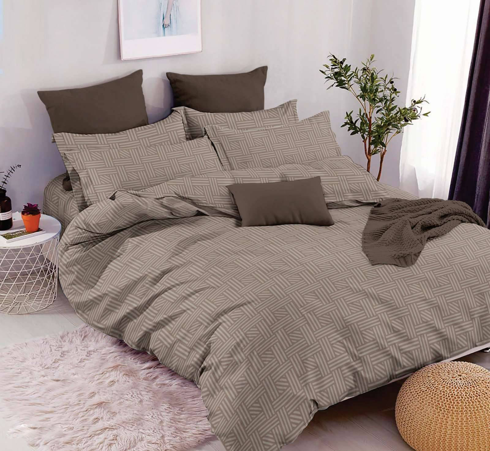 Ткань для постельного белья Бязь "Gold" Lux GLS11101beige (50м) 