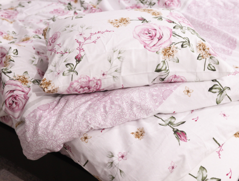 Полуторний набір постільної білизни 150*220 з Фланелі №954072 Черешенка™