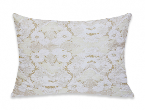 Подушка стьобана на блискавці 50*70 мікрофібра/холлофайбер №5070-10