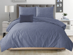 Тканина для постільної білизни Бязь "Gold" Lux GL3632blue