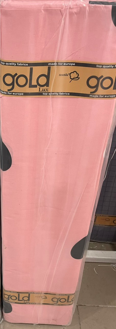 Ткань для постельного белья Бязь "Gold" Lux GLS11180pink (50м) 
