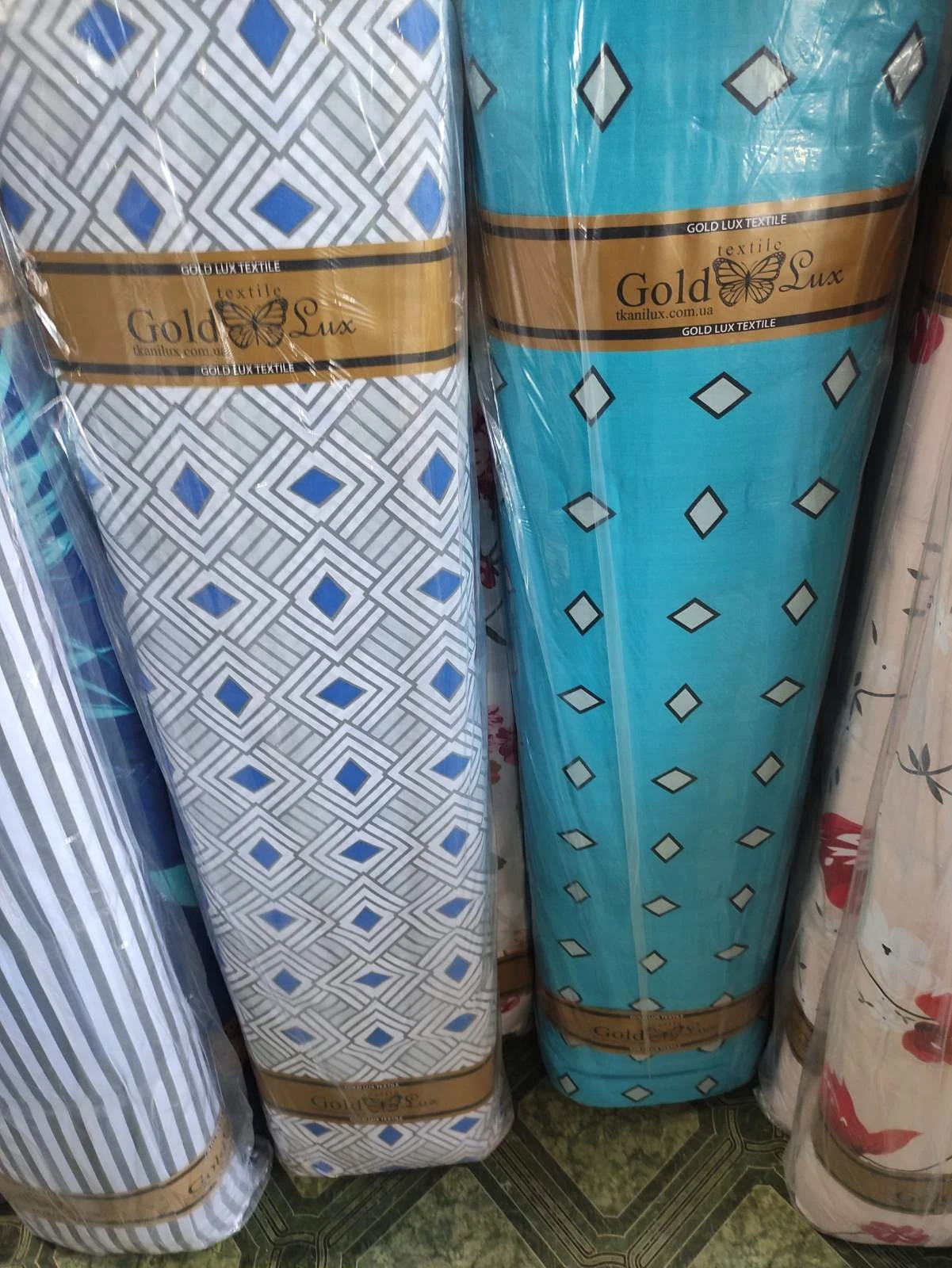 Ткань для постельного белья Бязь "Gold" Lux GL1885 (A+B) - (50м+50м)