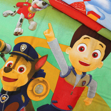 Ткань для постельного белья Бязь "Gold" Lux детская "Щенячий патруль: вперед!" GLB192