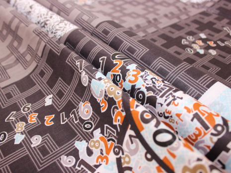 Семейный набор хлопкового постельного белья из Бязи "Gold" №154089 Черешенка™