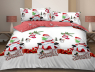 Семейный набор хлопкового постельного белья из Ранфорса №18840AB Черешенка™