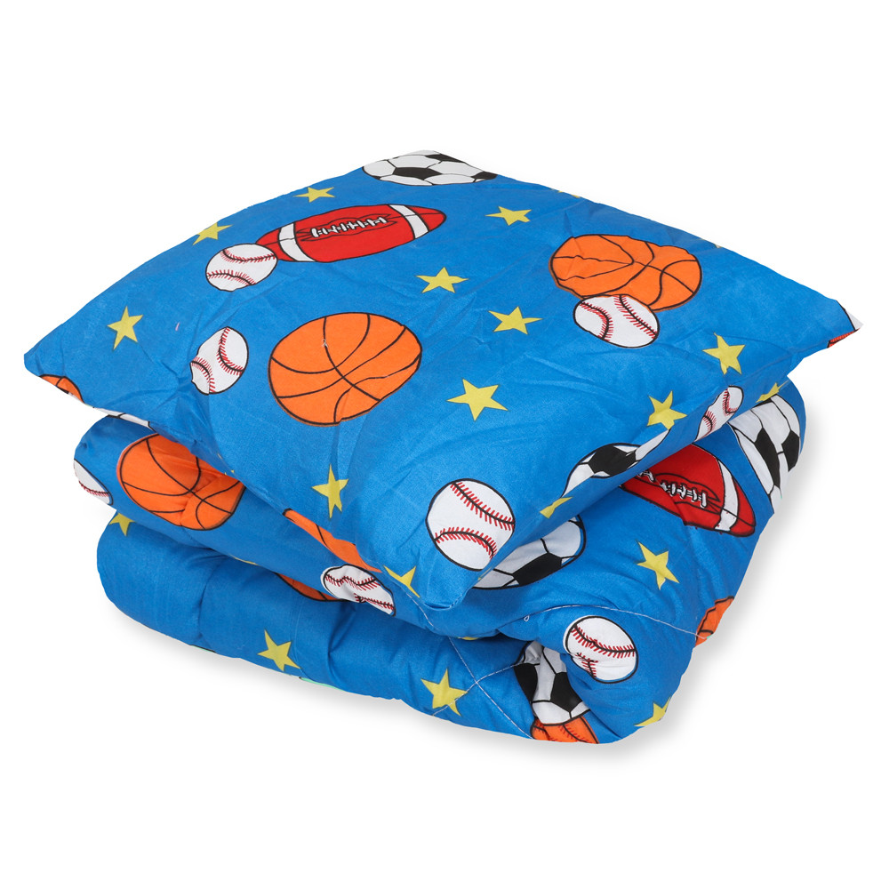 Комплект детское одеяло 105x135 + подушка 50x50 №2117