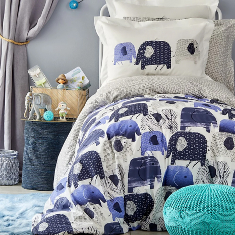 Дитячий комплект з Бязі "Gold" №16190AB Черешенка™