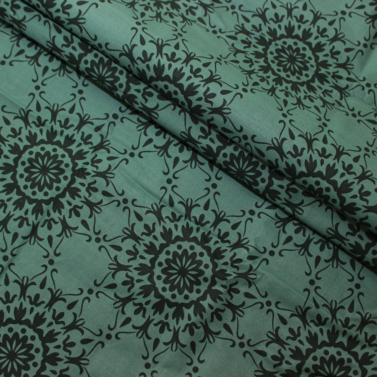 Тканина для постільної білизни Бязь "Gold" Lux "Вензельне сонце" GL1023B