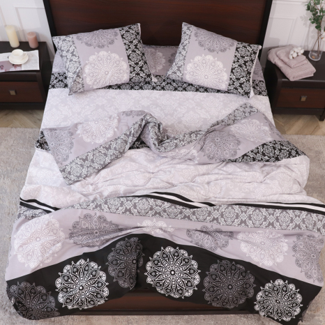 Сімейний набір постільної білизни із Бязі "Gold" №151433 Черешенка™