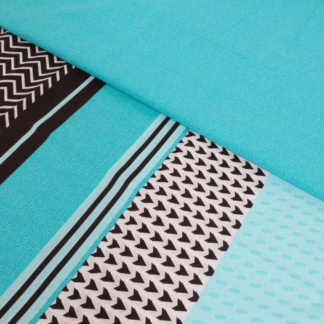 Ткань для постельного белья Бязь "Gold" Lux "Совместимость" GL841 (A+B) - (50м+50м)