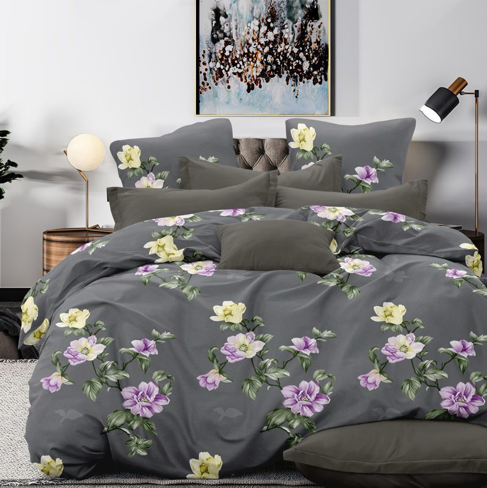 Тканина для постільної білизни Бязь "Gold" Lux GL36200grey