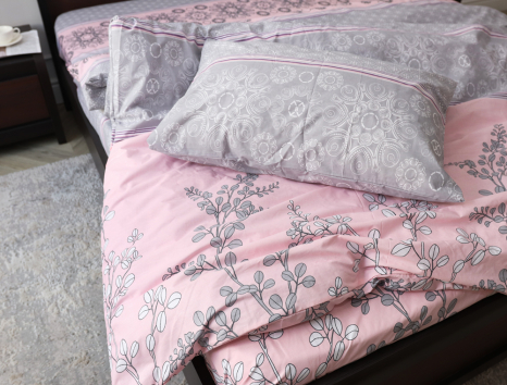 Полуторный набор постельного белья 150*220 из Бязи "Gold" №15506 Черешенка™