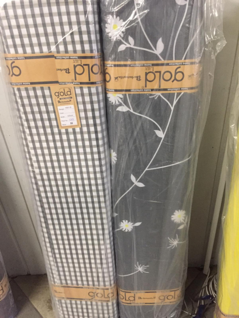 Тканина для постільної білизни Бязь "Gold" Lux "Квіткове поле на тканині" GL4501 (A+B) - (50м+50м)