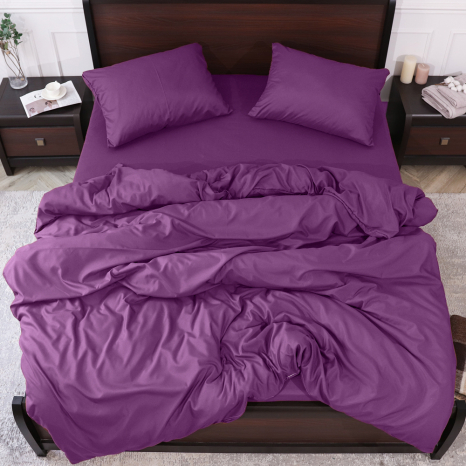 Євро набір постільної білизни 200*220 із мікрофібри №203481 Черешенка™