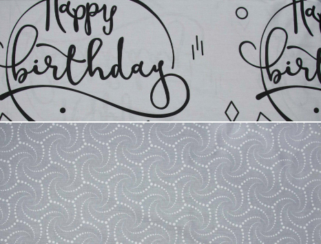 Ткань для постельного белья Сатин S-176 (A+B) - (60м+60м)