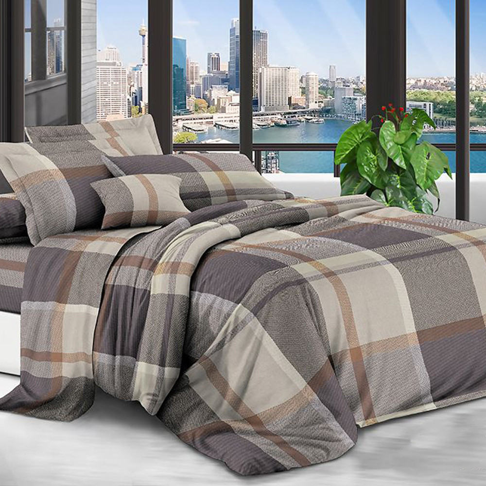 Полуторний набір постільної білизни 150*220 із полікотону №204400 Черешенька™