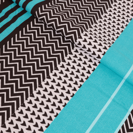 Ткань для постельного белья Бязь "Gold" Lux "Совместимость" GL841 (A+B) - (50м+50м)