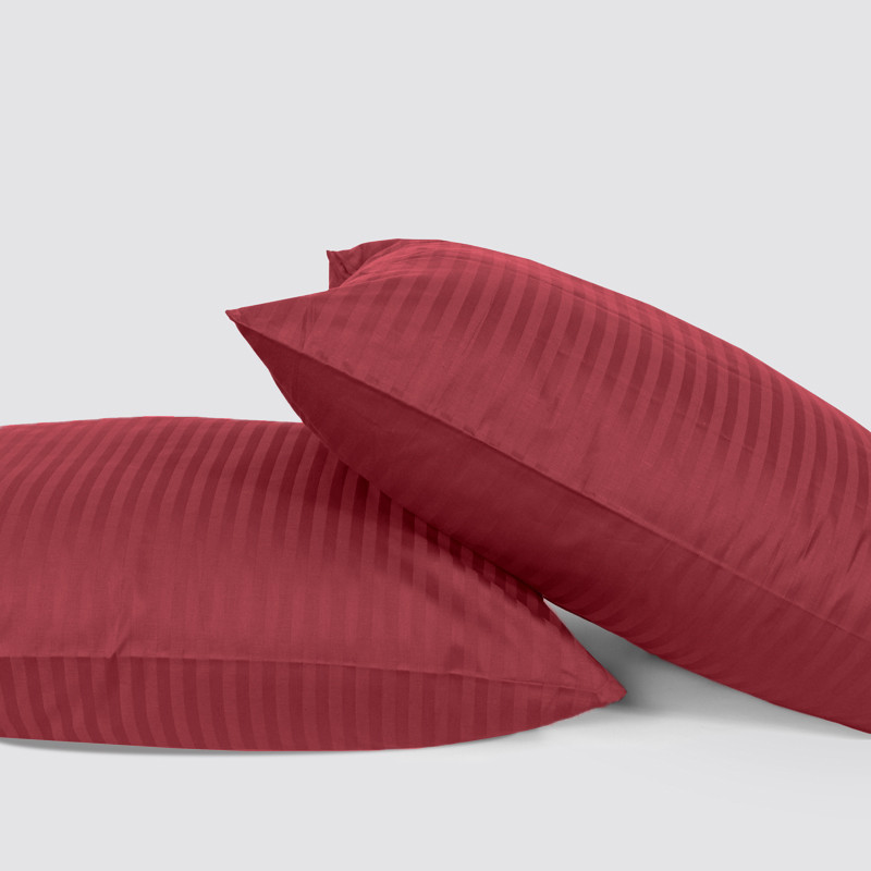 Полуторний набір постільної білизни 150*220 з Страйп Сатину №541840