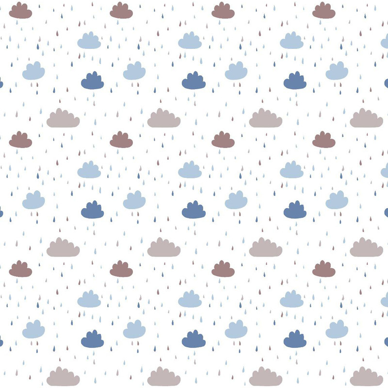 Ткань для постельного белья Фланель (байка) детcкая FLB1056blue