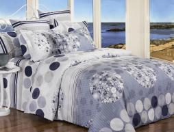 Двоспальний набір постільної білизни 180*220 із Бязі "Gold" №152097 Черешенка™