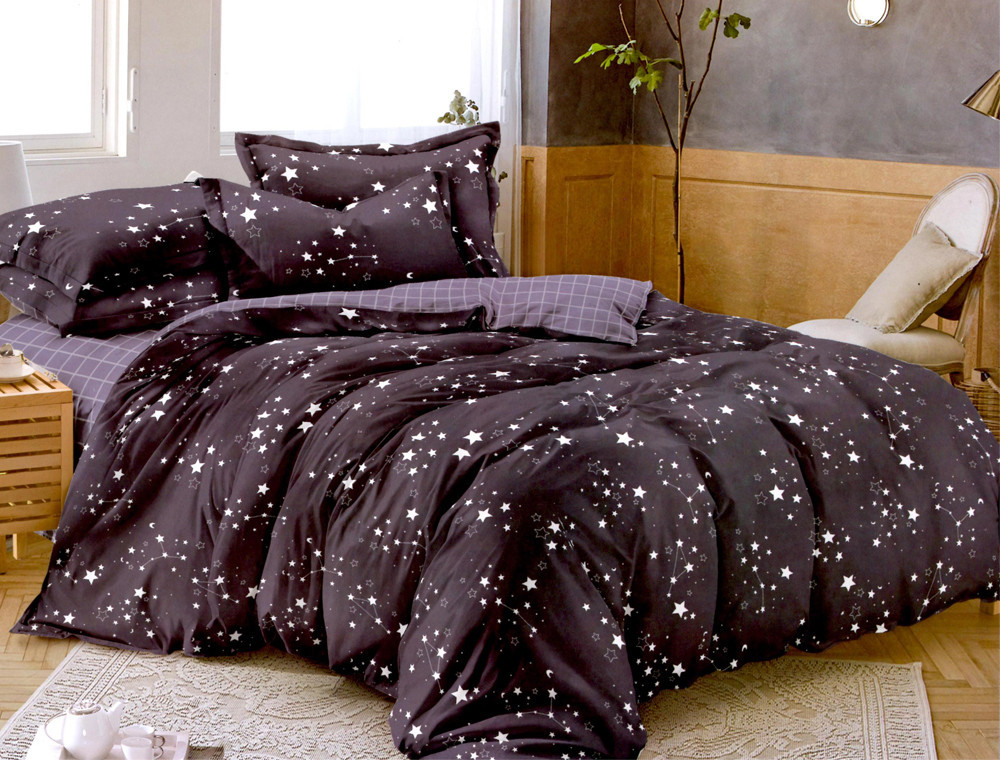 Евро макси набор постельного белья 200*220 из Сатина №661AB Черешенка™