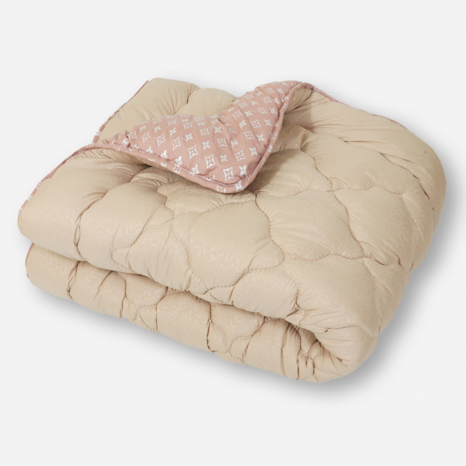 Двоспальна ковдра мікрофібра/холофайбер двостороння №40105