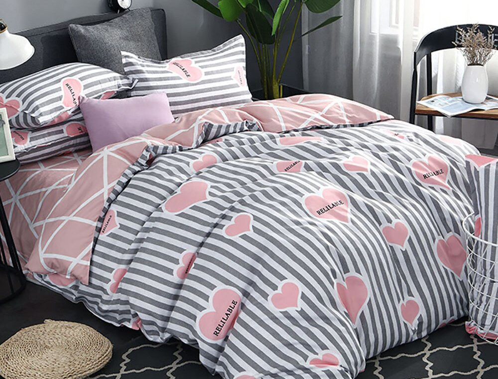 Семейный набор хлопкового постельного белья из Бязи "Gold" №151298AB Черешенка™