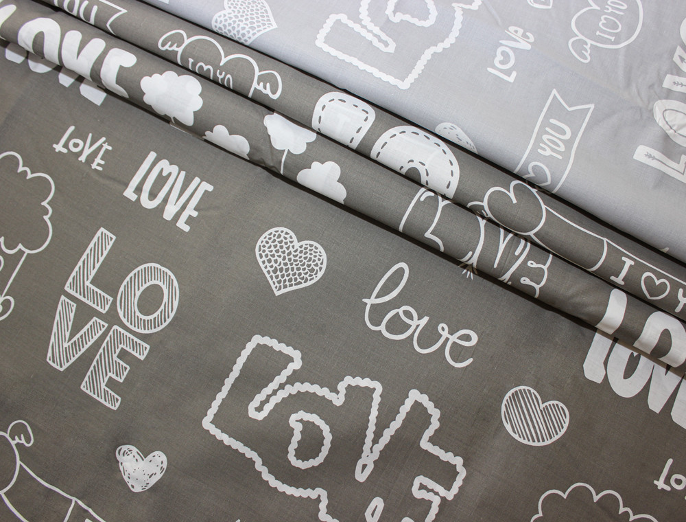 Ткань для постельного белья Бязь "Gold" Lux GL983