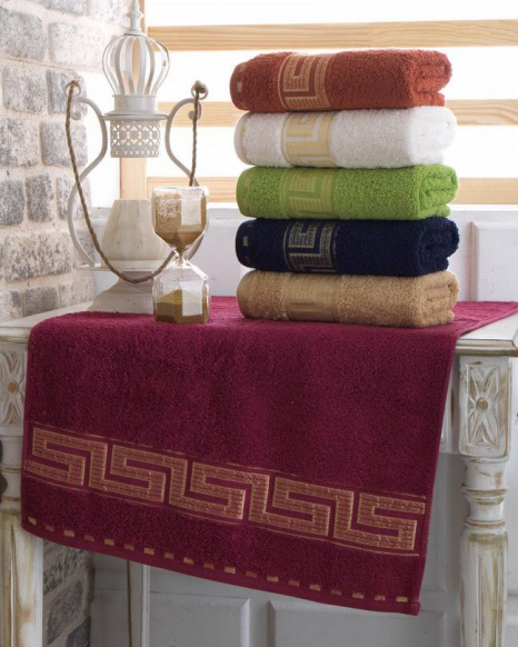 Комплект махрових банних рушників CESTEPE GREKSIA (140*70)