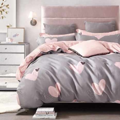 Евро макси набор постельного белья 200*220 из Бязи "Gold" №152913AB Черешенка™