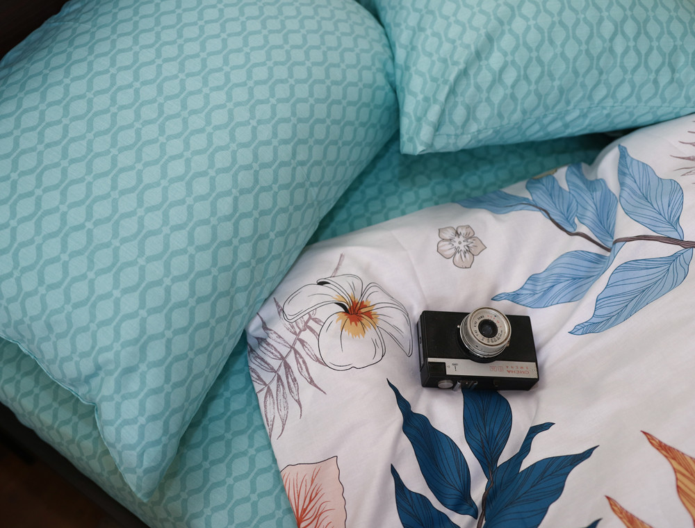 Сімейний набір постільної білизни із Сатину №012011AB Черешенка™