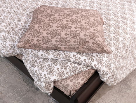 Двоспальний набір постільної білизни 180*220 із Бязі "Gold" №515147AB Черешенка™