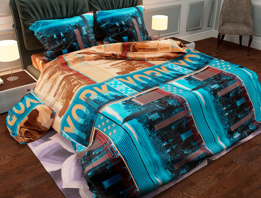 Тканина для постільної білизни Бязь "Gold" Lux GL931