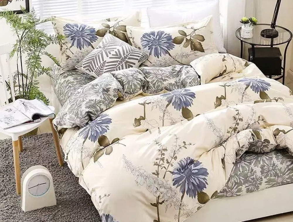 Евро макси набор постельного белья 200*220 из Бязи "Gold" №151320AB Черешенка™