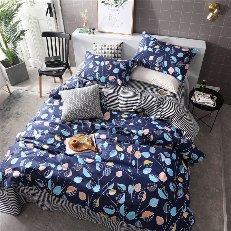 Ткань для постельного белья Бязь "Gold" Lux "Сказочные растения" GL1473 (A+B) - (50м+50м)