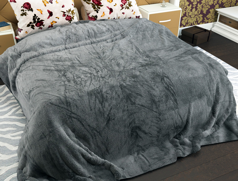 Полуторный флисовый плед №33901