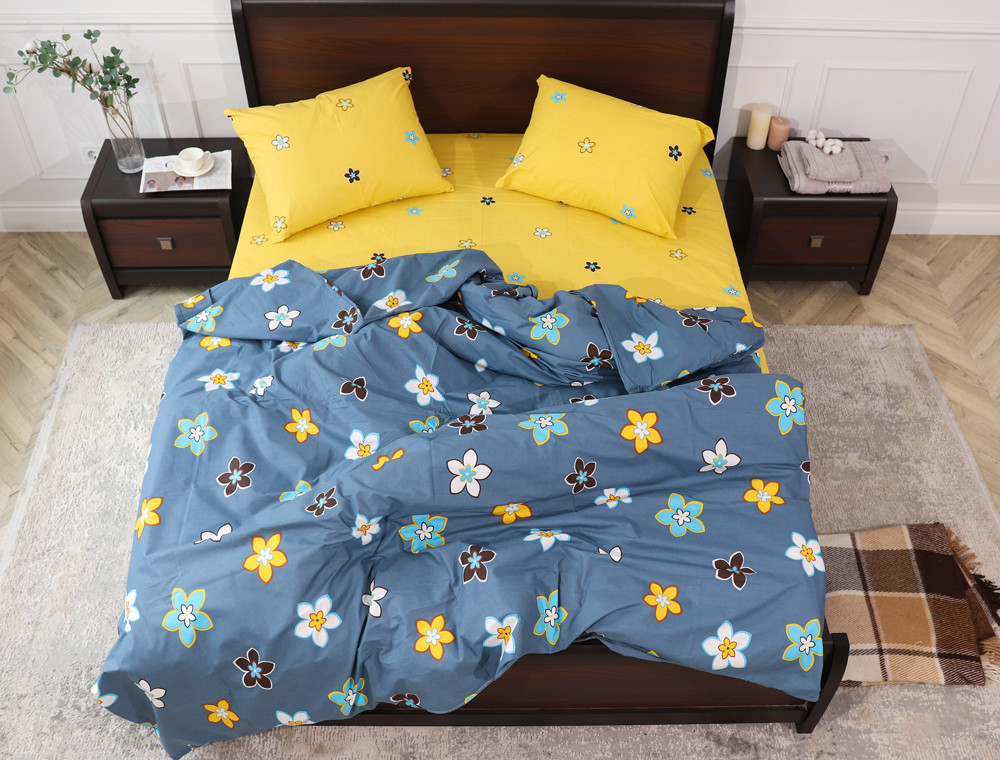 Евро макси набор постельного белья 200*220 из Бязи "Gold" №151367AB Черешенка™