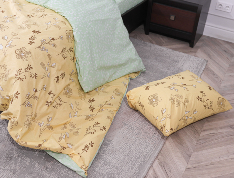 Двоспальний набір постільної білизни 180*220 із Бязі "Gold" №155340AB Черешенька™