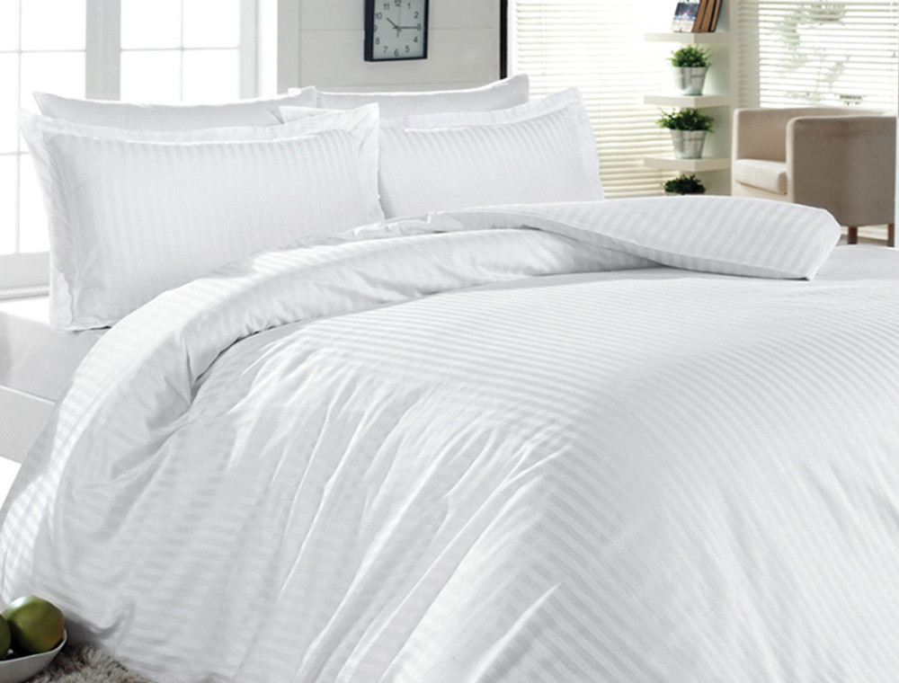 Двуспальный набор однотонного постельного белья 180*220 из Бязи "Gold" №512345А Черешенка™