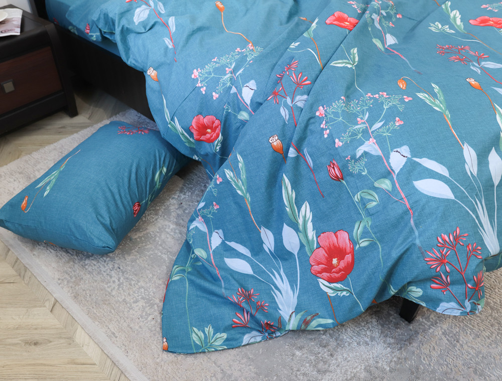 Двоспальний набір постільної білизни 180*220 із Бязі "Gold" №151494 Черешенка™